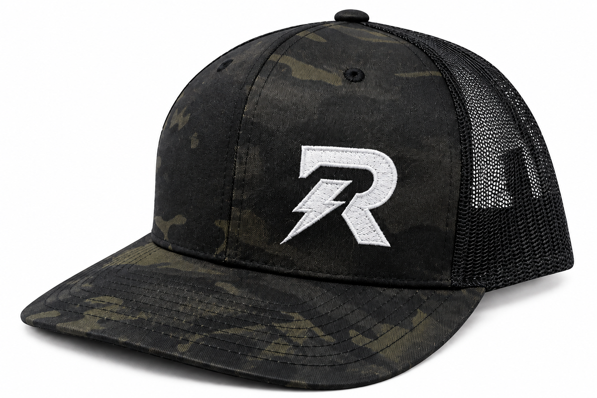 RideorRot ⚡️R-Type Digi Camo Snapback | Premium Motorcycle Trucker Hat