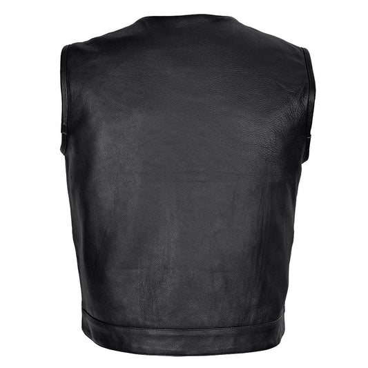 Long Haul Leather Vest — product view 2