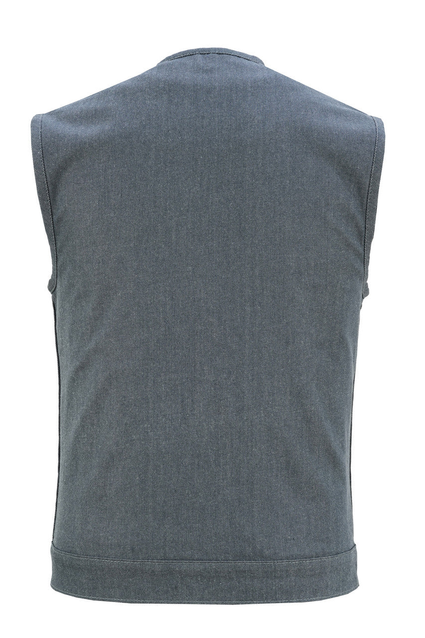 Garage Denim Club Vest — Grey — product view 2
