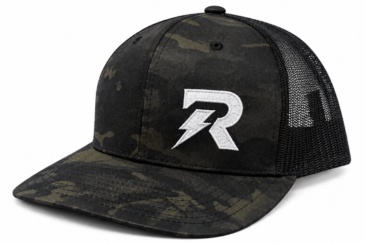 RideorRot ⚡️R-Type  Digi Camo Snapback | Premium Motorcycle Trucker Hat