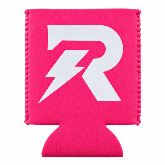 "Cold one" neoprene cooler PINK
