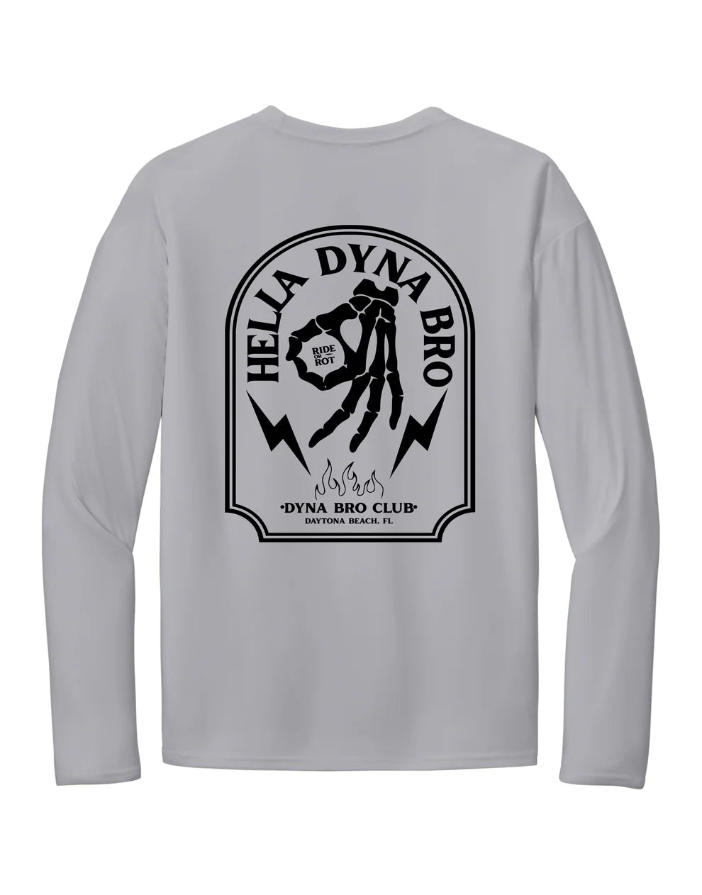 Ride or Rot ⚡️|Hella Dyna Bro Riding Shirt UPF50