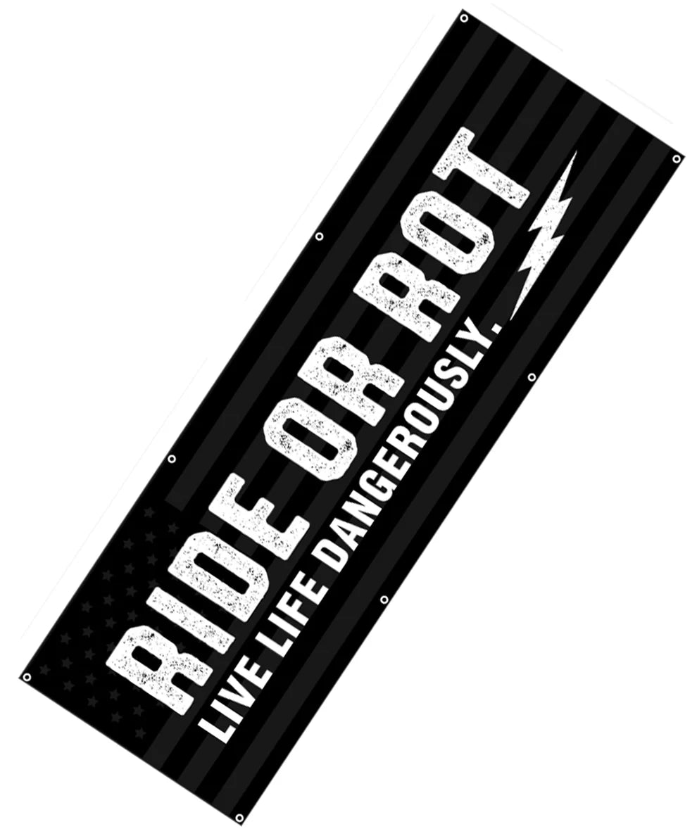 Ride or Rot⚡️ | Live Dangerously Shop banner