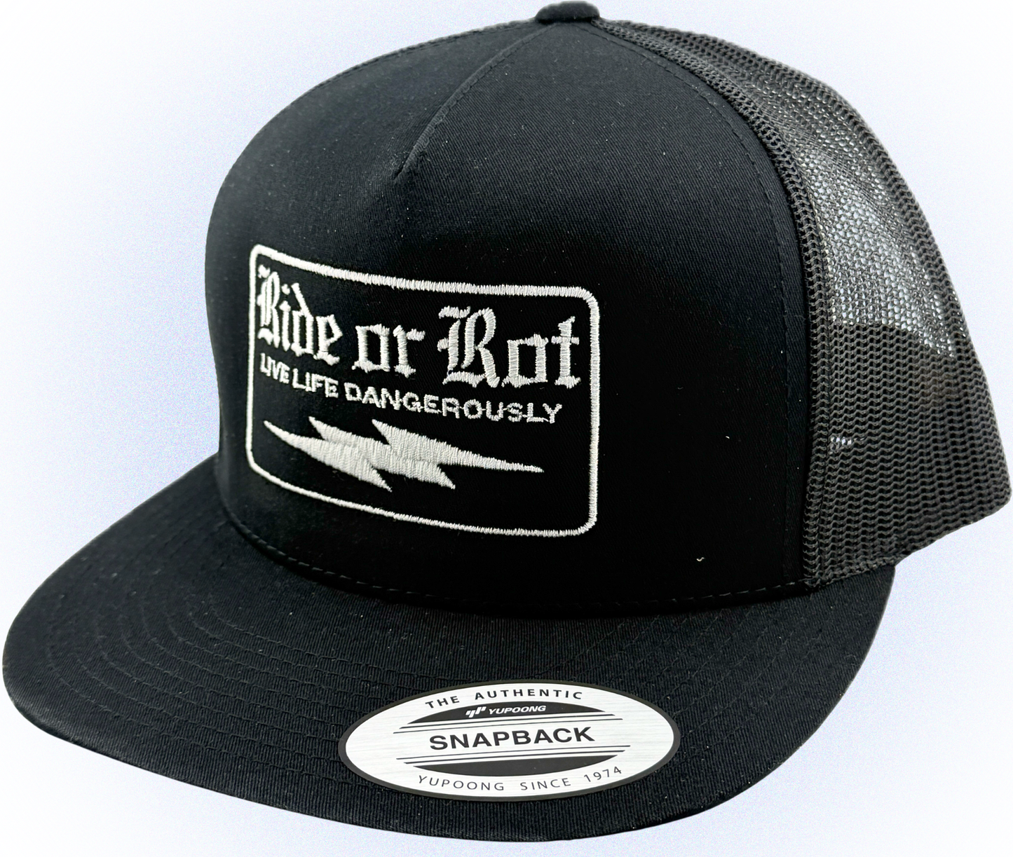 Ride or Rot Hat, Motorcycle hat, stunt riding life, Stunt life