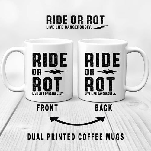 Ride or Rot ⚡️Signature Logo 11 oz. Coffee Mug