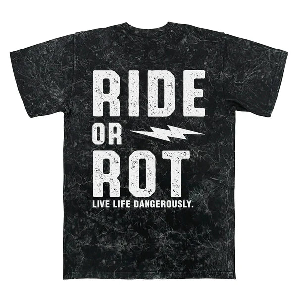 Ride or Rot⚡️ | Founders Mineral Wash Heavy Weight T-shirt
