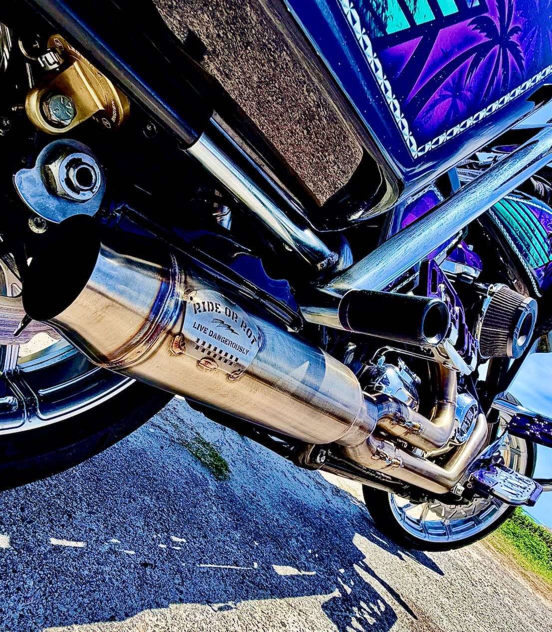 Thumper Moto Full Stainless 2-Into-1 Exhaust – Harley-Davidson Touring