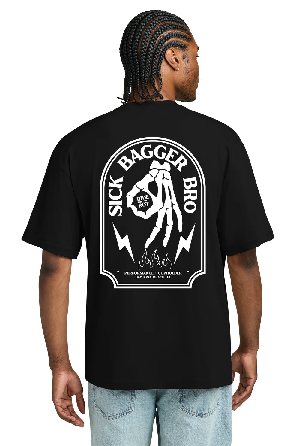 Ride or Rot⚡️ | Sick Bagger Bro Heavy Weight T-shirt