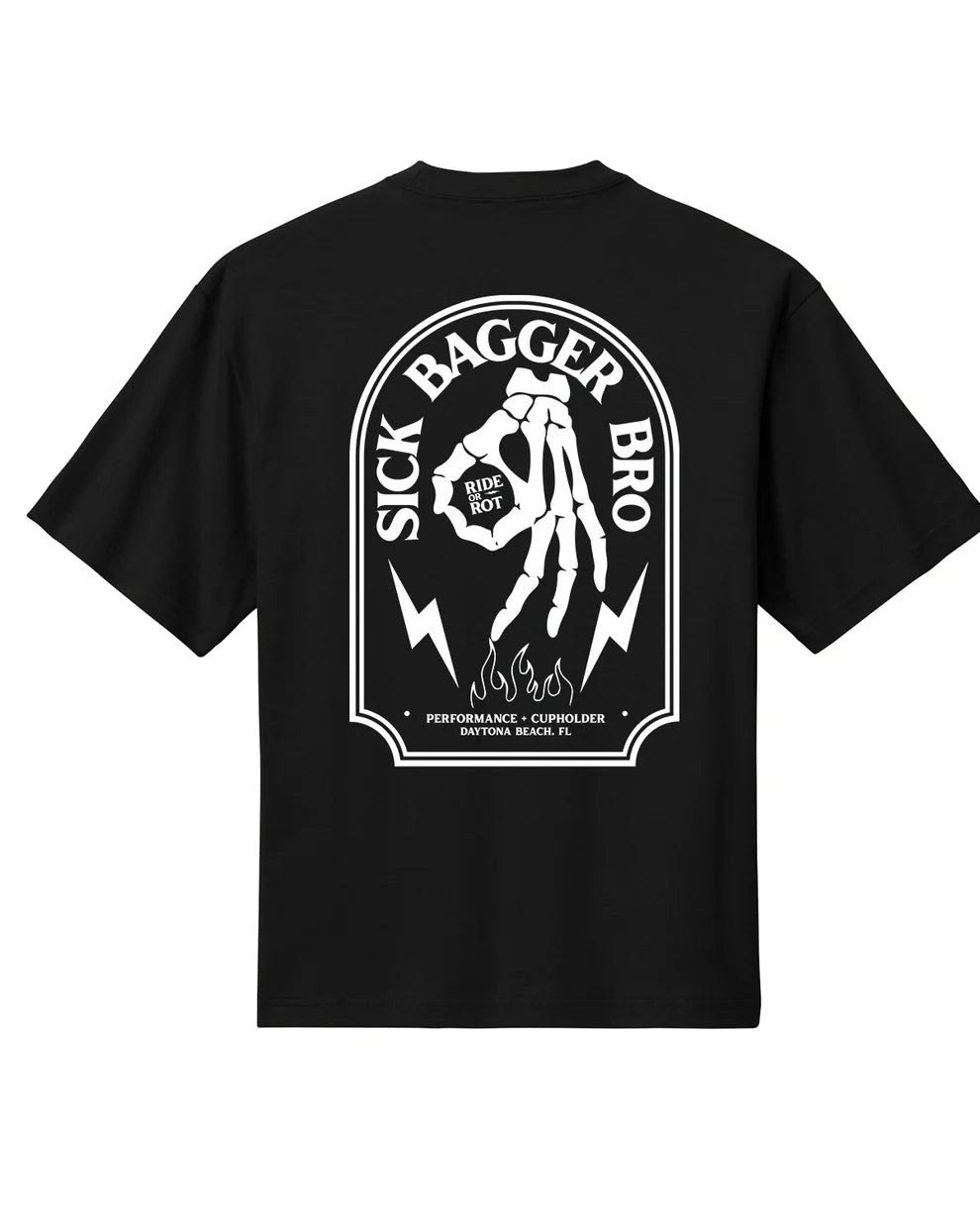 Ride or Rot⚡️ | Sick Bagger Bro Heavy Weight T-shirt