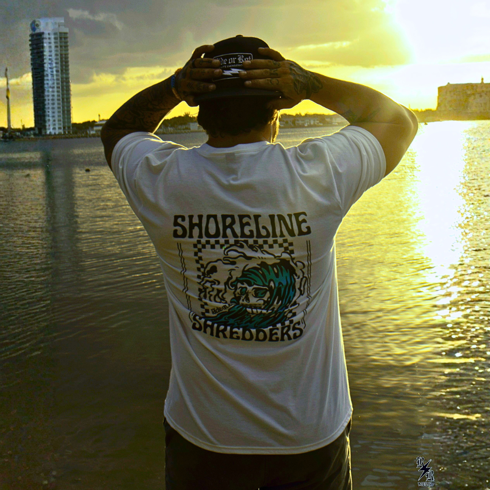 Shoreline Shredders Tee | Ride or Rot