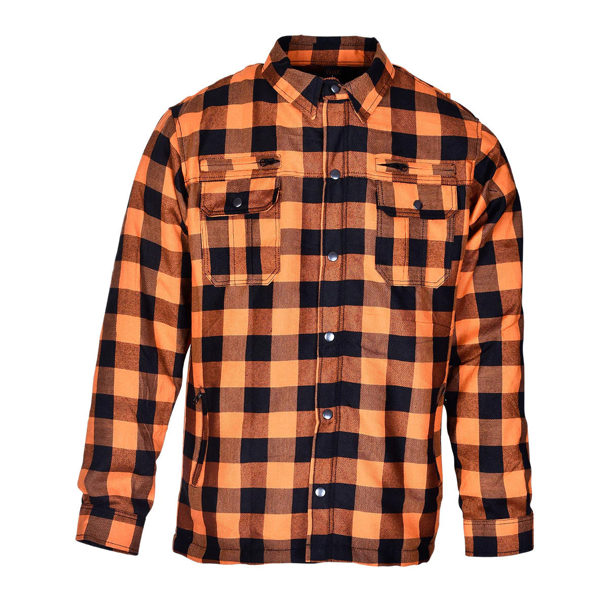 Standard Issue Armored Riding Flannel — Orange