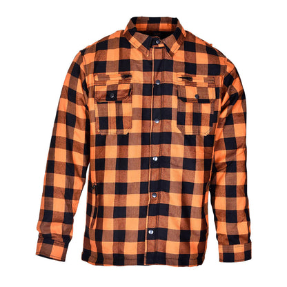 Standard Issue Armored Riding Flannel — Orange