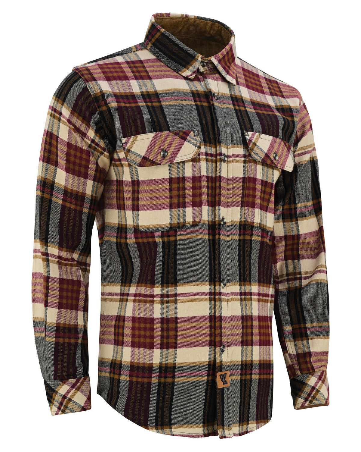 Off Duty Corduroy Flannel — Cedarwood — product view 1