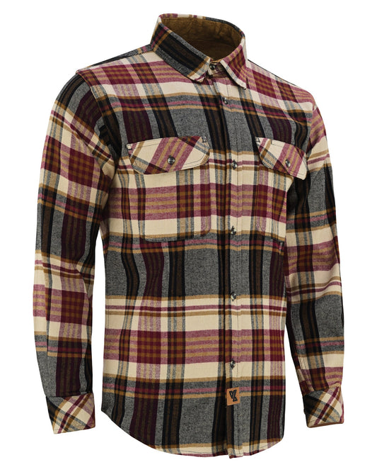 Off Duty Corduroy Flannel — Cedarwood — product view 1