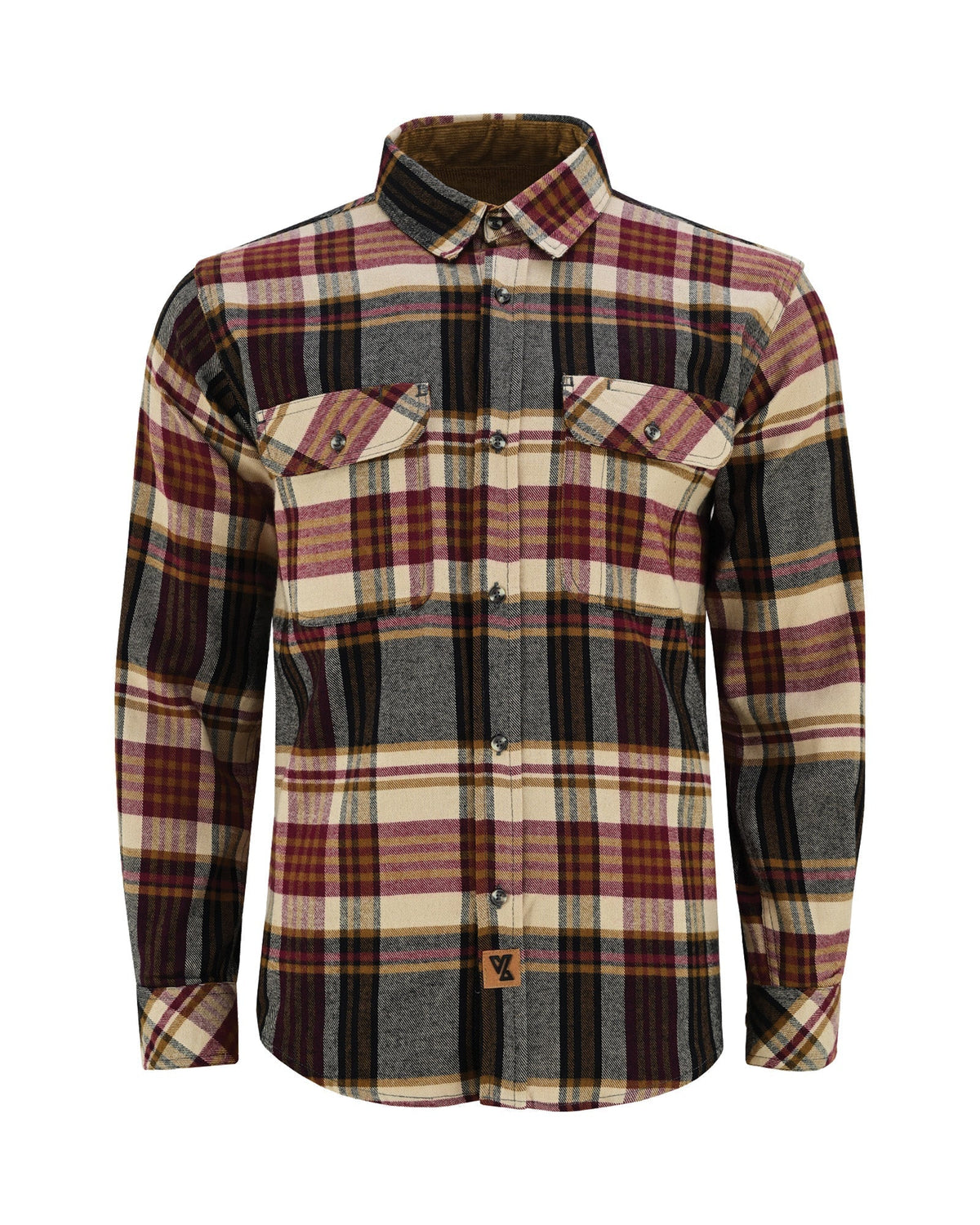 Off Duty Corduroy Flannel — Cedarwood — product view 10