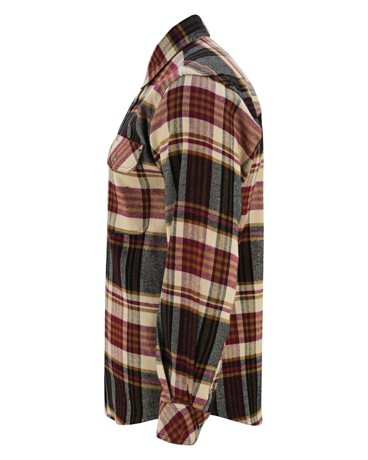 Off Duty Corduroy Flannel — Cedarwood — product view 13