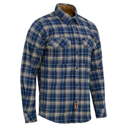 Off Duty Corduroy Flannel — Keen Midnight — sleeves-down view 1