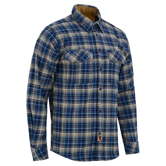 Off Duty Corduroy Flannel — Keen Midnight — sleeves-down view 1