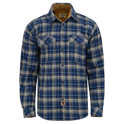 Off Duty Corduroy Flannel — Keen Midnight — sleeves-down view 2