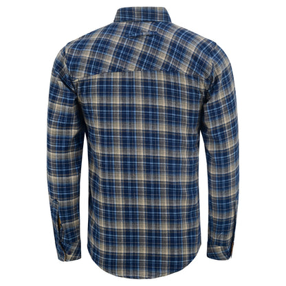 Off Duty Corduroy Flannel — Keen Midnight — sleeves-down view 3