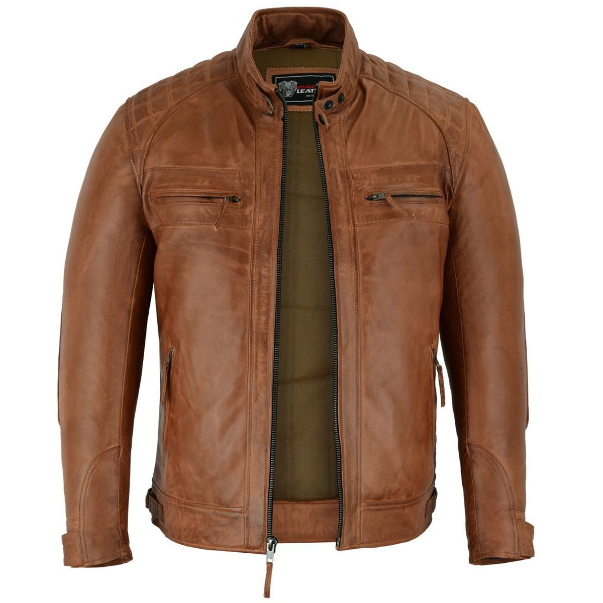 Last Light Lambskin Café Jacket — Austin Brown — product view 1