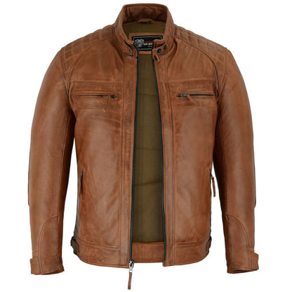 Last Light Lambskin Café Jacket — Austin Brown — product view 1