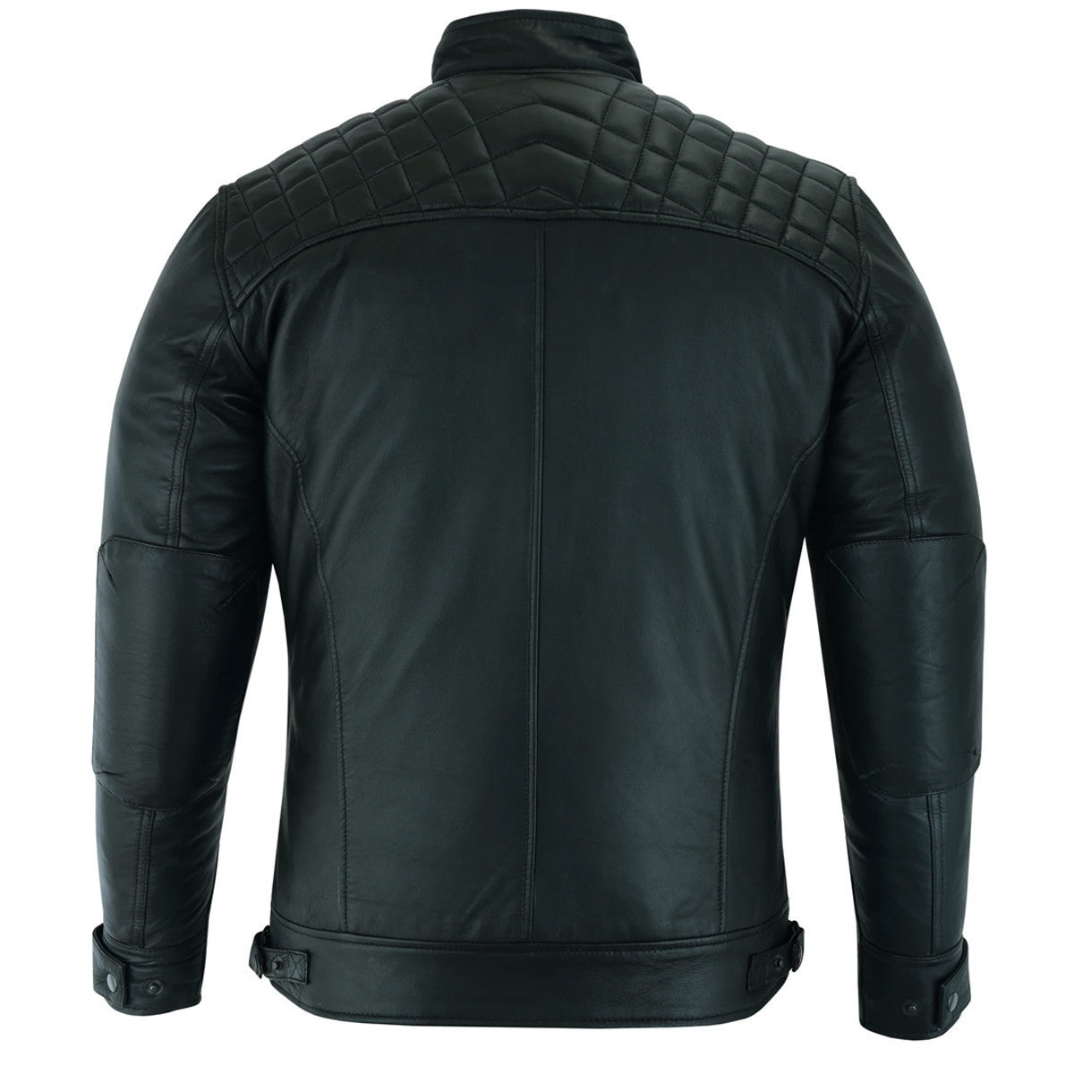 Last Light Lambskin Café Jacket — Black — product view 2