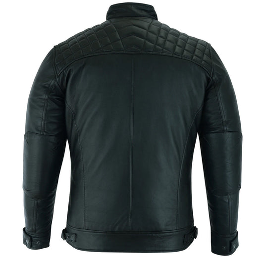 Last Light Lambskin Café Jacket — Black — product view 2