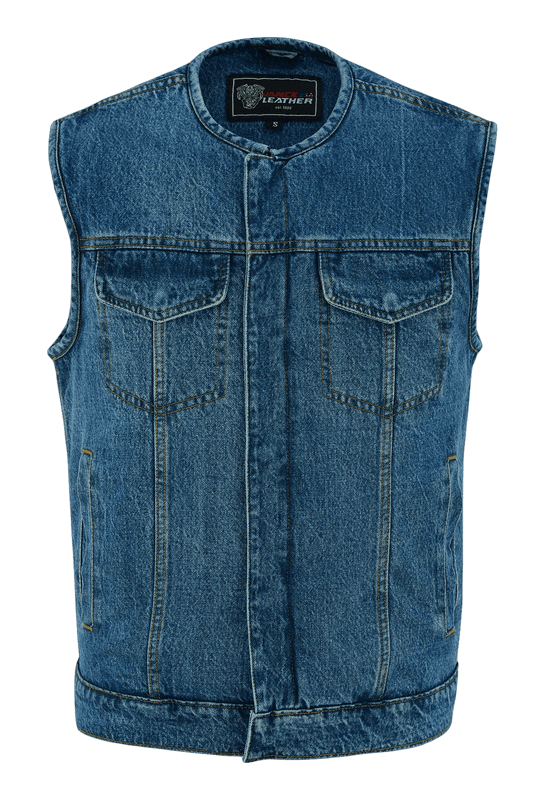 Garage Denim Club Vest — Blue — product view 2
