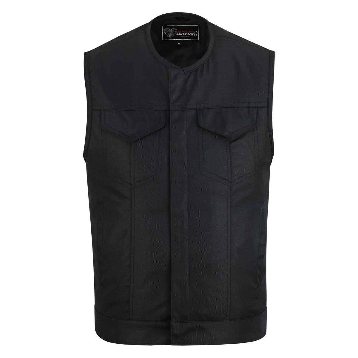 Road Crew Collarless Textile Vest — product view 1