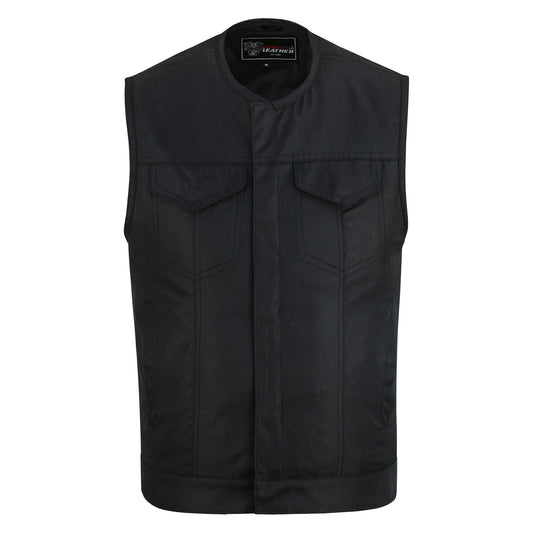 Road Crew Collarless Textile Vest — product view 1