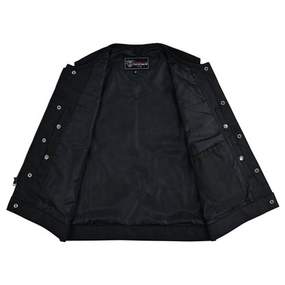 Road Crew Collarless Textile Vest — product view 3