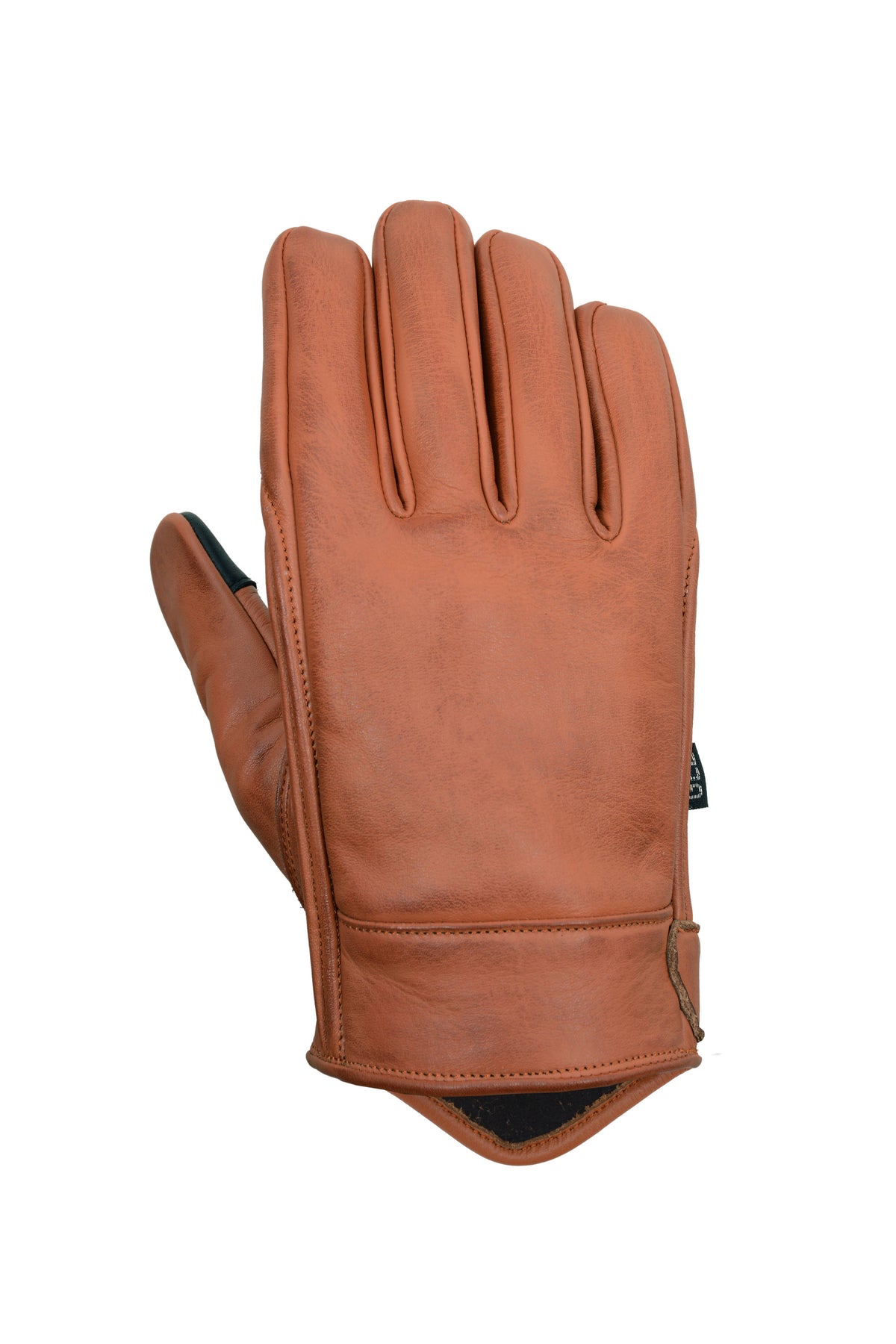 Daily Rider Leather Gloves — Brown — product view 2