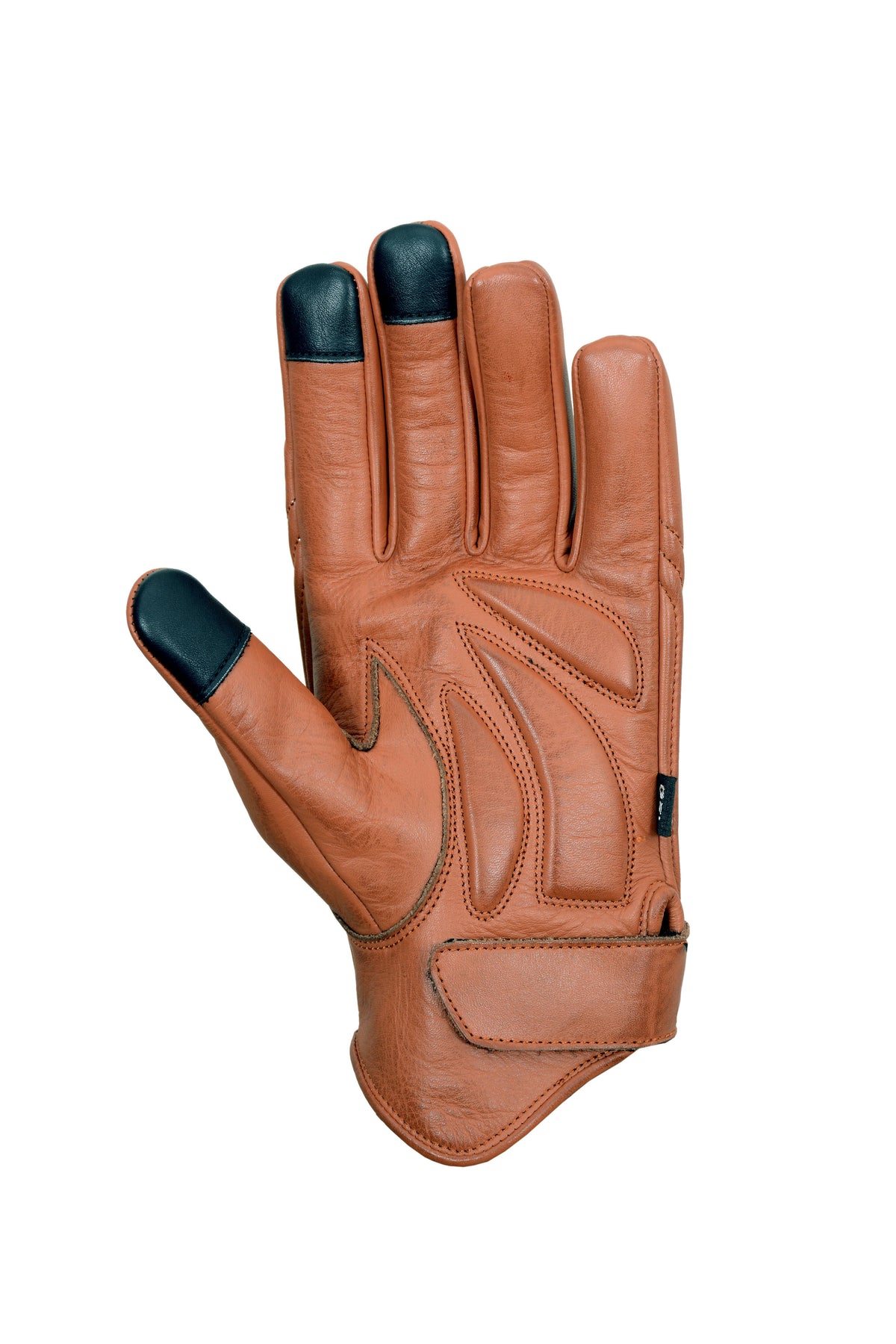 Daily Rider Leather Gloves — Brown — product view 3