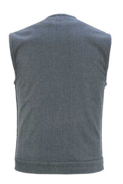 Garage Denim Club Vest — Grey — product view 2