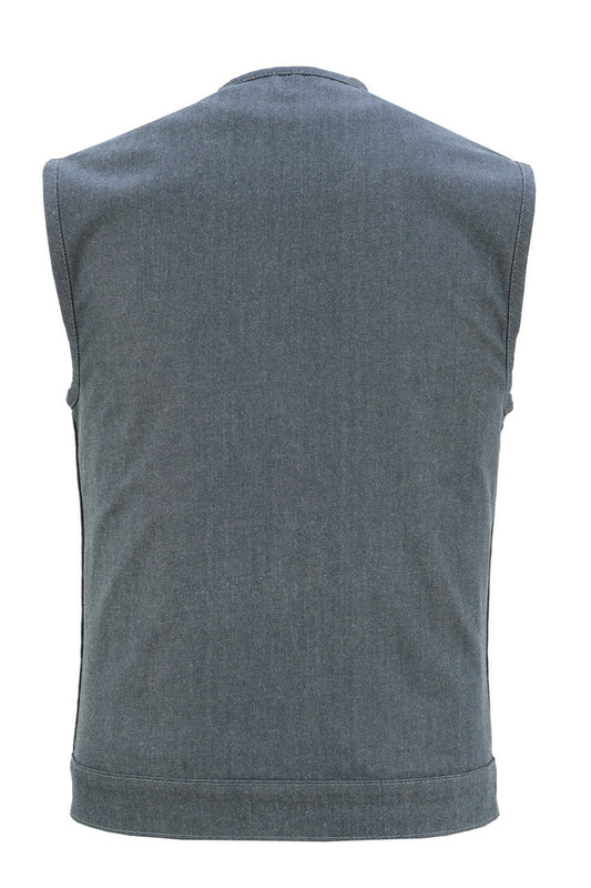 Garage Denim Club Vest — Grey — product view 2